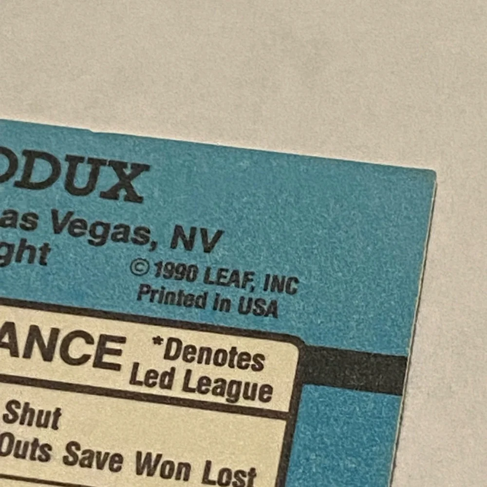 Greg Maddux Error 1991 Donruss Baseball Card # 374 No Dot after (inc) Vintage